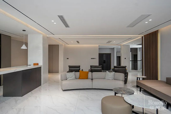 474㎡簡約風(fēng)無主燈設(shè)計(jì)，舒適度拉滿的復(fù)式別墅，打開安逸生活的新方式